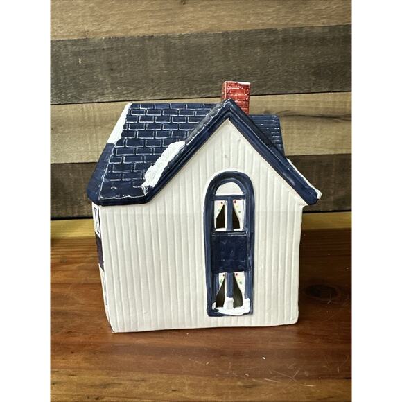 Yuletide Snow Hamlet Sunshine Cottage 1988 Christmas Village - Picture 4 of 7